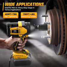 Cordless Impact Wrench 12inch For Dewalt Battery 600ft-lbs Brushless Tool Only