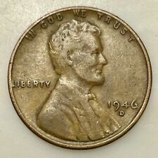 1946-d Lincoln Penny. Please Read Description. Your Actual Coin In Photo.