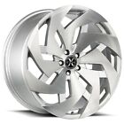 22 Xcess Wheels X04 Brushed Face Silver Rims