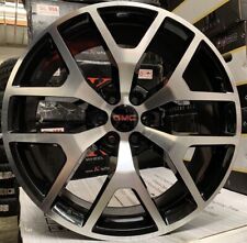 26 Chevy Tahoe Silverado Black Machine Wheels Tires Gmc Yukon Sierra Rims