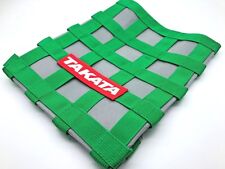 Jdm Takata Style 34cm X 34cm Green Racing Window Safety Net Decor Sunshade