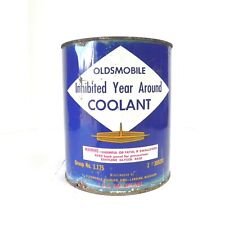 Vintage Oldsmobile Inhibited Year Around Coolant 1 Gallon Can Empty Gm 389201