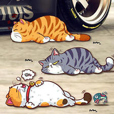 Cat Car Stickers Self Adhesive Cartoon Cat Decals Cute Cat Stickers