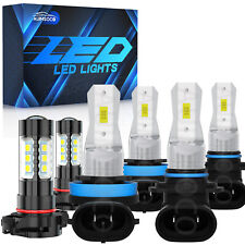 For Chevrolet Avalanche 2007-2013 6x 6k Led Headlight Highlowfog Bulbs Kit Xg