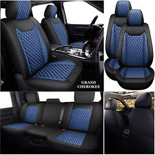 For Jeep Grand Cherokee 2011-2020 Leather Car Seat Covers Cushion Pad Full Set