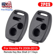 2pcs For 2008-2013 Honda Civic Crv Fit - Remote Key Fob Uncut Shell Cases Cover