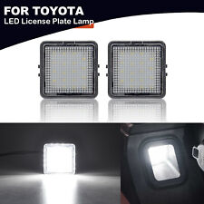 2x White Full Led License Plate Light Lamp For Toyota Tundra 14-22 Tacoma 16-22