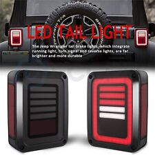 Led Tail Lights Wturn Signal Brake Reverse Lamps For 07-18 Jeep Wrangler Jk Jku