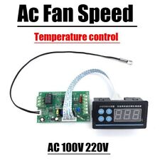 Ac Fan Speed Temperature Control Motor Digital Led Display Regulator Switch