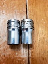 Snap On 12 Drive 12 916 12pt Shallow Sockets For Parts