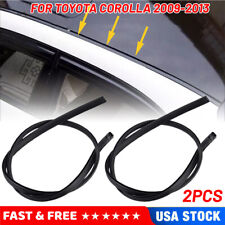 For 2009 2010 2011 2012 2013 Toyota Corolla Set Of 2 Black Roof Trim Molding Kit