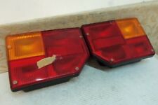 Pair Nos Genuine Carello Classic Fiat 128 Cl Rear Lamp Taillight Assembly