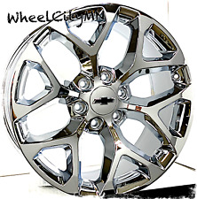 20 Inch Chrome Snowflake 2020 Chevy Tahoe Suburban Oe Replica Wheels 6x5.5 24