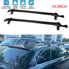 For Audi S4 A4 B8 4dr 43.3 Car Top Roof Rack Cross Bars Luggage Carrier W Lock