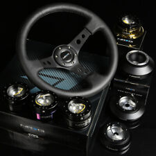 Nrg 130h Hubcarbon Gen 2.0 Quick Release3dish Leather Steering Wheel Black