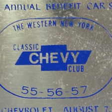 1977 Tri Five Chevy Laks Chevrolet Classic Car Benefit Show Club New York Plaque