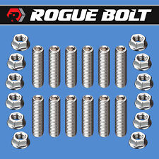 Sbc Header Stud Kit Bolts Stainless Steel Small Block Chevy 283 327 350 400 Tpi