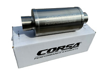 Corsa Performance 2.5 Round Muffler Packed Resonator