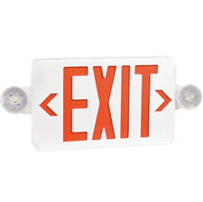 Red Led Exit Sign Emergency Light Dual Led Lamp Ul-94 Fire Resistance Light