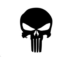Punisher Sticker - Specialty Punisher Skull Decal