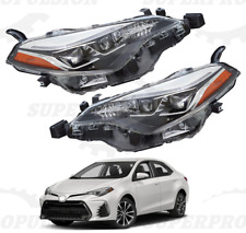 For 2017-2019 Toyota Corolla Se Xle Xse Bi-led Headlight Driverpassenger Side