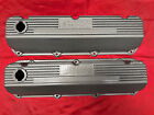 Ford 429 - 460 Holley Mickey Thompson Finned Aluminum Valve Covers Vintage Mt