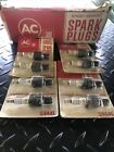 Vintage Gm Ac Sport Vehicle Spark Plugs New Old Stock In Box S 44 Xl