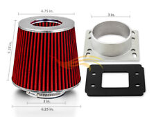 Air Intake Maf Adapter Red Filter For 90-97 Mazda Miata Mx5 1.6 1.8