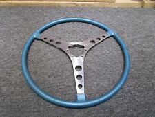 5960 Corvette 17 Inch Reproduction Steering Wheel New Turquoise Blem