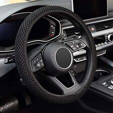 Elastic Stretch Car Steering Wheel Cover Ice Silk Microfiber Breathable Cover