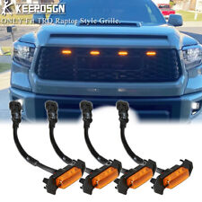 4pcs Led Grill Light Marker Kit For Toyota Tundra Aftermarket Raptor Style Grill