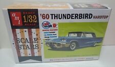 Amt 132 1960 Thunderbird Hardtop Model Kit 1135. Scale Stars Official Ford