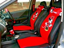Disney Minnie Mouse Auto Seat Covers Superior Limited Edition Faux Leather Pvc