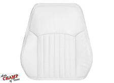 96-99 Pontiac Firebird Trans Am -driver Side Lean Back Leather Seat Cover White