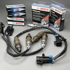 Oe Bosch 4 Oxygen Sensor 8 Platinum Spark Plug For Chevrolet Gmc Sierra Vortec