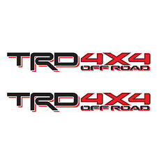 Trd Offroad Decals For Tacoma Bed 4x4 Racing Development Sticker Oem