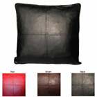 Throw Pillow Covers Genuine Soft Lambskin Leather Cushion Cover Case Home Dcor