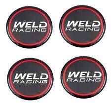 4 - Weld Racing Wheel Center Cap Emblem Logo Sticker 2 50mm Diameter 601-3010