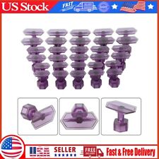 30-pcs Purple Puller Tabs Paintless Dent Repair Tabs Glue Pulling Tabs-kit