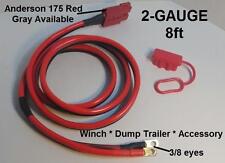2-gauge-8ft Hi-amp Universal-quick-connect-wiring-kit-winch-dump Trailer