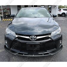 For 2015-2017 Toyota Camry Stp-style Painted Black Front Bumper Body Spoiler Lip
