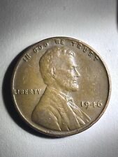 1946 Wheat Penny Godlid Errors No Mint Mark Errors Rare Lincoln Cent
