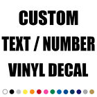 Custom Text Decal Decals Vinyl Lettering Personalized Sticker Business Sign Name
