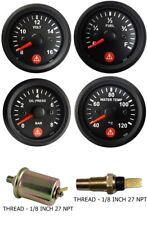 Gauges Oil Pressure Temperature Volt Fuel Temp Oil Sensor 2 Electrical