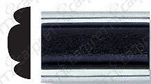 1 14 Black Chrome Universal Trim-gard Stick On Body Side Molding Wends