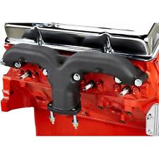 Smoothie Rams Horn Exhaust Manifolds Black Fits Small Block Chevy