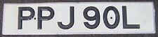 Vintage Uk 20.5 License Plate W 3d Raised Lettersnumerals Bestplate Ppj90l