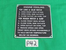 Data Plate Cooling Fits Ford Gpa Wwii Amphibious Jeep P42