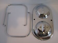 Chrome Gm Master Cylinder Cover Dual Bail Fits Chevy Buick Pontiac Olds 9102