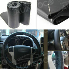 Leather Car Steering Wheel Cover Wrap Braid With Needle And Thread